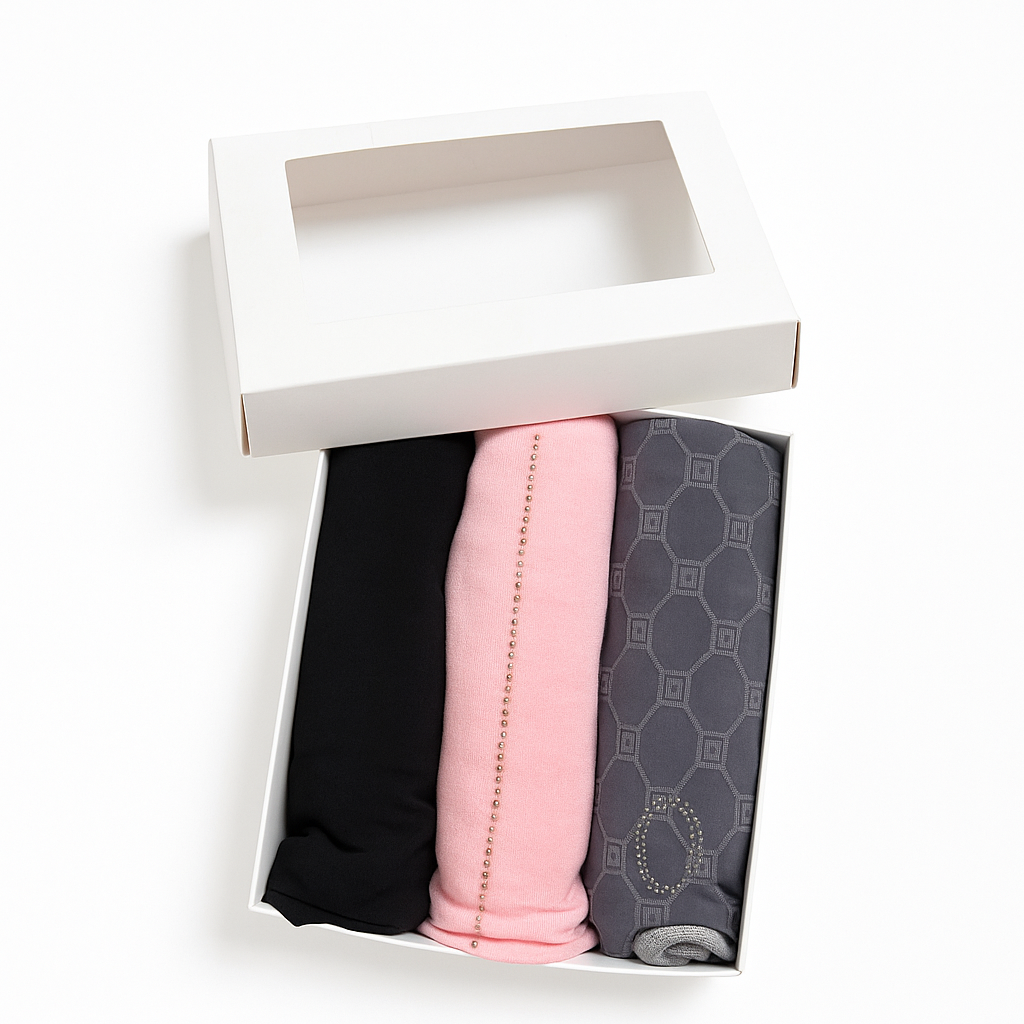 box de 3 foulard jerseys
